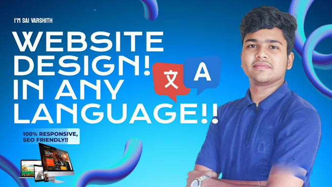 create a website in any local language or foreign language