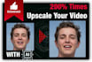 enhance, upscale, sharpen your video
