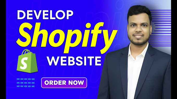 do shopify website design, create shopify store, or shopify dropshipping store