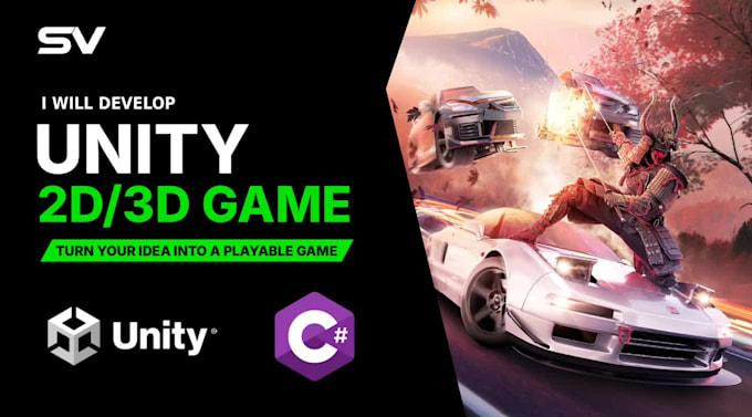 make a unity 2d or 3d game for PC or android