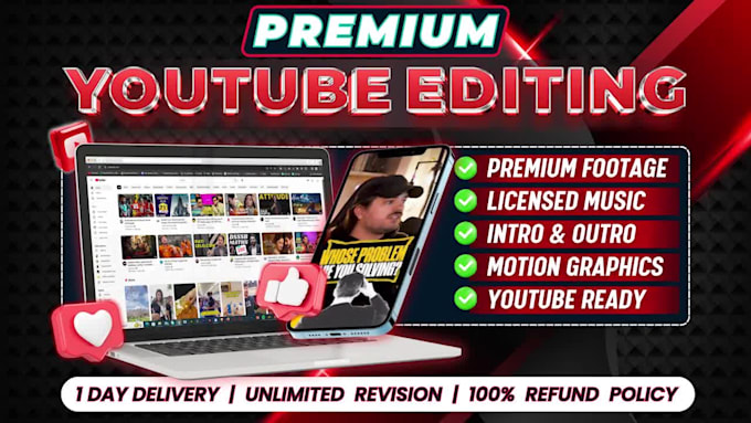 do professional video editing in 24h with motion graphics