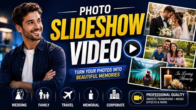create a professional photo slideshow video with your photos