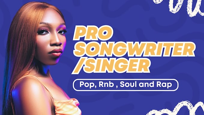be your female topliner songwriter for any beat rnb and pop