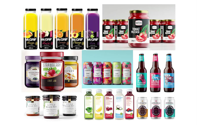 do perfect bottle label beverage design seasoning product