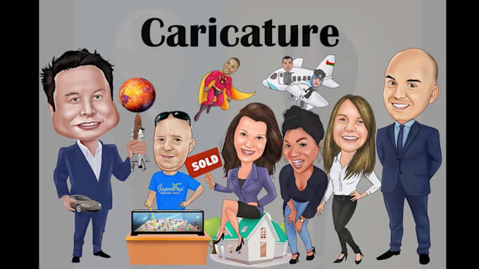 draw amazing cartoon caricatures from your photo