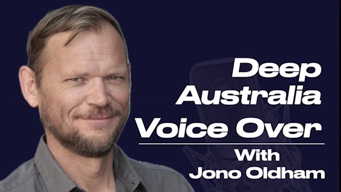 record a deep male australian voice over