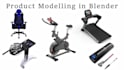 do 3d product modelling and rendering in blender