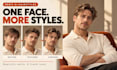 realistically edit your photos to visualize various men hairstyles