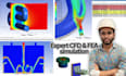 perform professional fea, cfd and thermal simulations in ansys