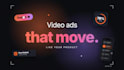 create a motion graphics video ad for your app, saas or brand