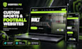 create a modern and responsive sports club website