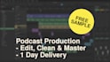 edit, clean, and master your podcast audio professionally