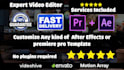 customize your premiere pro and after effects template