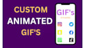 create animated gifs, icons, illustrations, lofi, artwork video