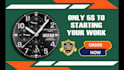 do custom watch design, dial face vector tracing professional or high quality