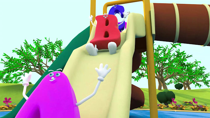 create 3d learning and rhyme animations for kids