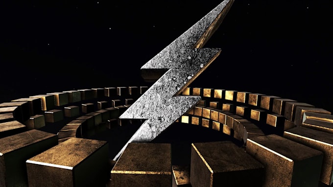 create an epic 3d logo reveal intro animation
