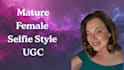 create a selfie style ugc female video ad for tiktok, facebook, or instagram