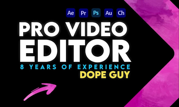 do professional video editing , youtube, motion graphics in 24hours