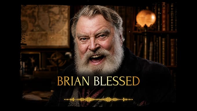 voice a booming brian blessed impression