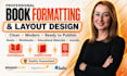 professionally format and design your book, workbook or journal