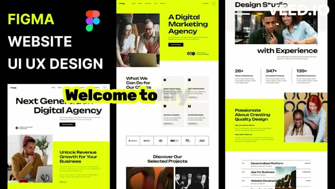 Do figma landing page and professional website ui ux design by Alamuiux ...