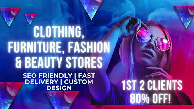design wordpress clothing, fashion, furniture, and beauty ecommerce websites