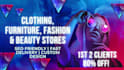 design wordpress clothing, fashion, furniture, and beauty ecommerce websites