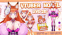 design your vtuber model and rigging live2d in anime style