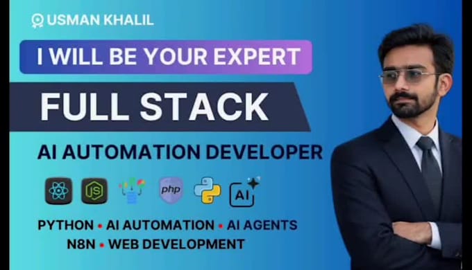 build custom n8n ai agents and workflow automation as full stack developer