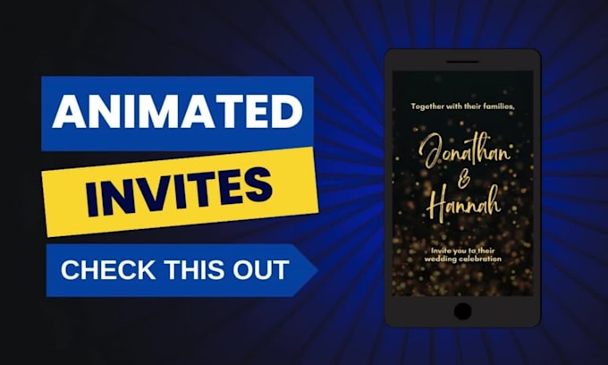 Create animated invitations for any event