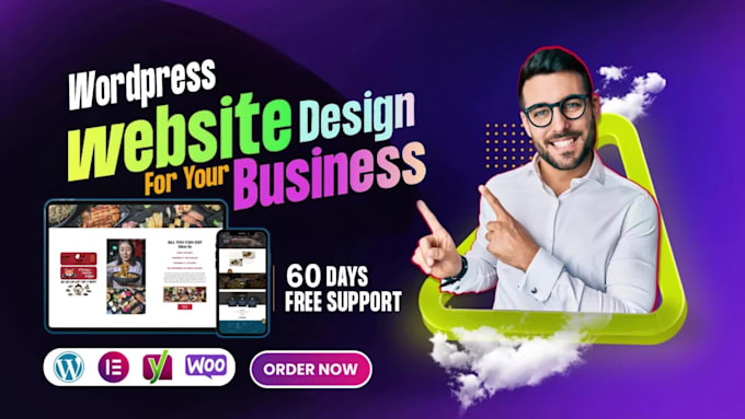 design wordpress website, business website to help expand and grow your business