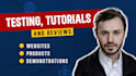 record product testing and tutorial videos