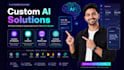 develop custom ai website, ai chatbot, ai mobile app and ai saas application