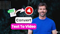 convert blog post, article or text to video with voice over