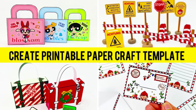 create 3d paper printables