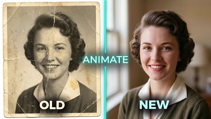 restore, colorize and animate your old photos into life