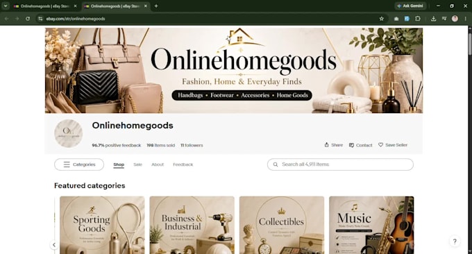 design a professional, mobile responsive ebay listing template