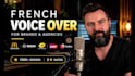 record a natural  warm french male voice over