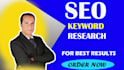 provide advanced keyword research for website SEO