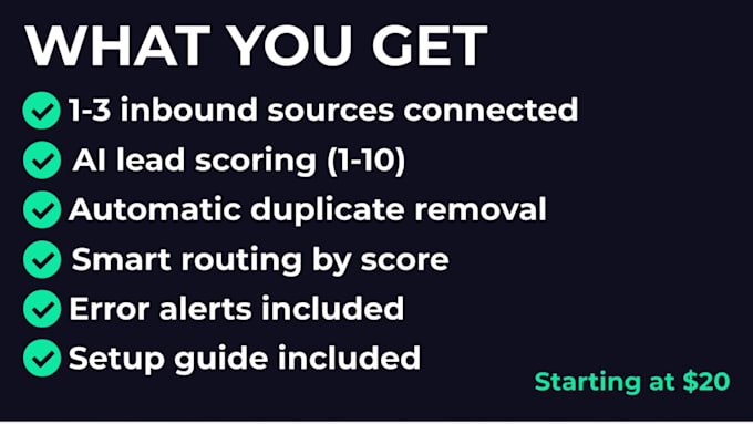 automate lead qualification with n8n ai scoring and routing