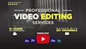 do professional youtube video editing and post production