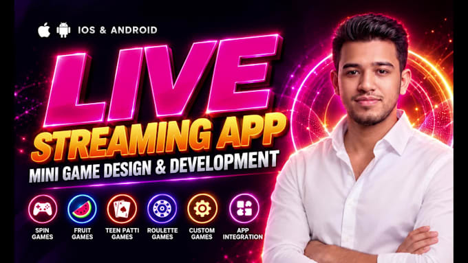 design, develop and integrate mini games for party and live streaming apps