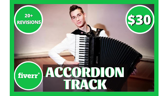 record professional accordion track for your song