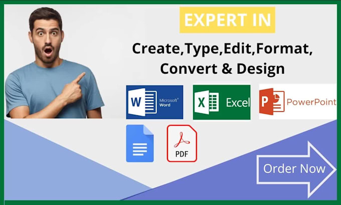 Create, format and design microsoft word, excel, powerpoint projects by ...