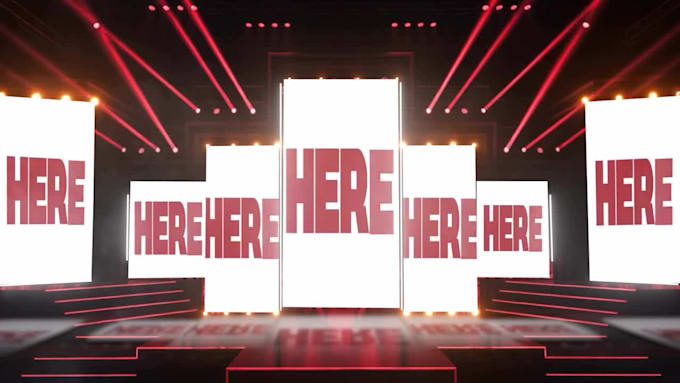 create motion graphics for led walls, concert visuals, stage shows and vj loops