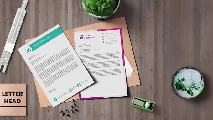design business letterhead in google doc format