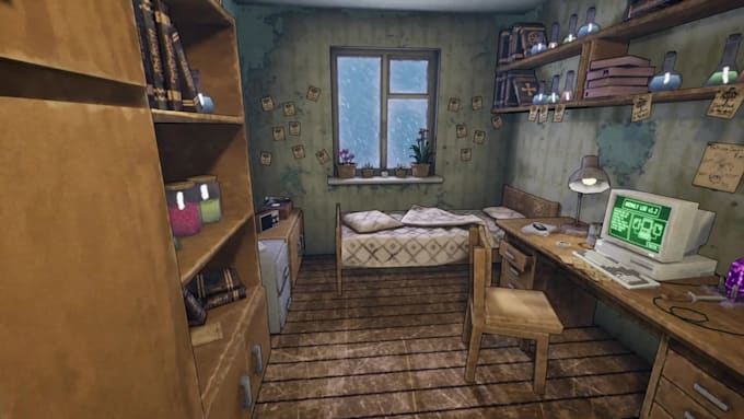 create 3d game assets, low poly props, and environment models for unity, unreal