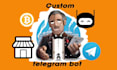 develop  a telegram bot with a database in python