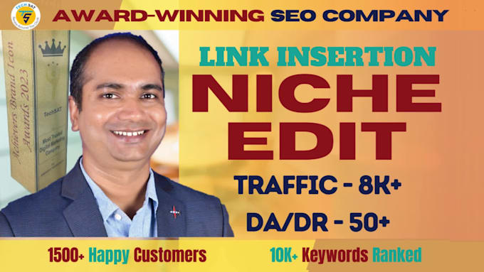 do link insertion niche edit and guest posts on high da DR and traffic sites